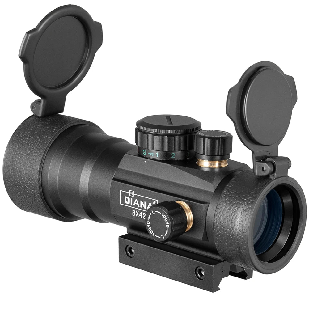 DIANA 3X44 Green Red Dot Sight Scope
