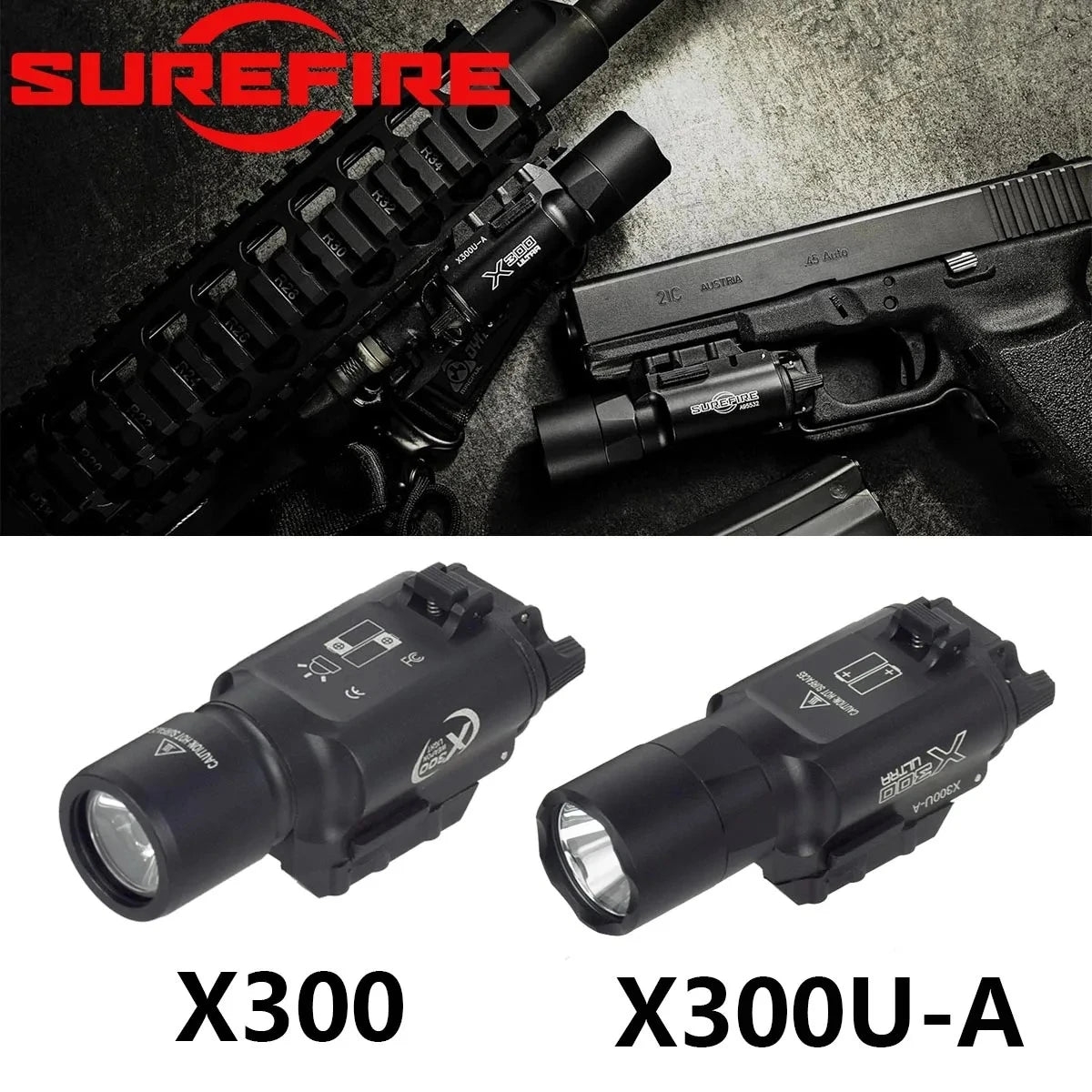 Metal Airsoft Weapons Pistol Light Hanging Hunting Flashlight