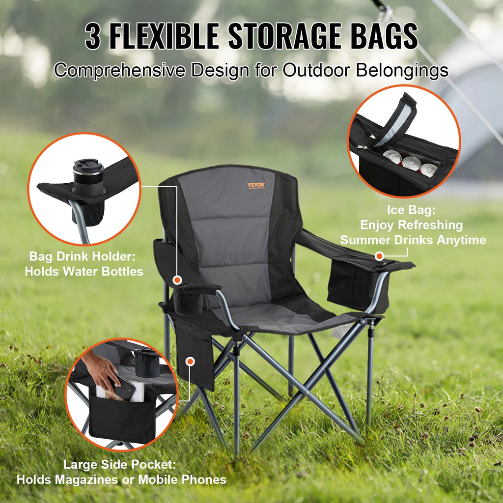 Outdoor Camping Chair 350lbs High Load