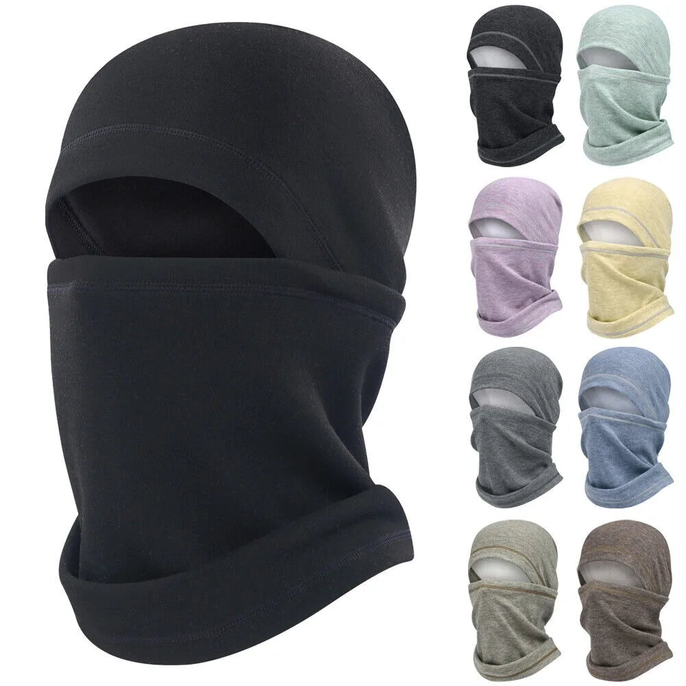 Winter Balaclava Full Face Mask Windproof Thermal Fleece Cycling Neck Warmer Ski Mask Scarf Hat for Men Women Outdoor Sports