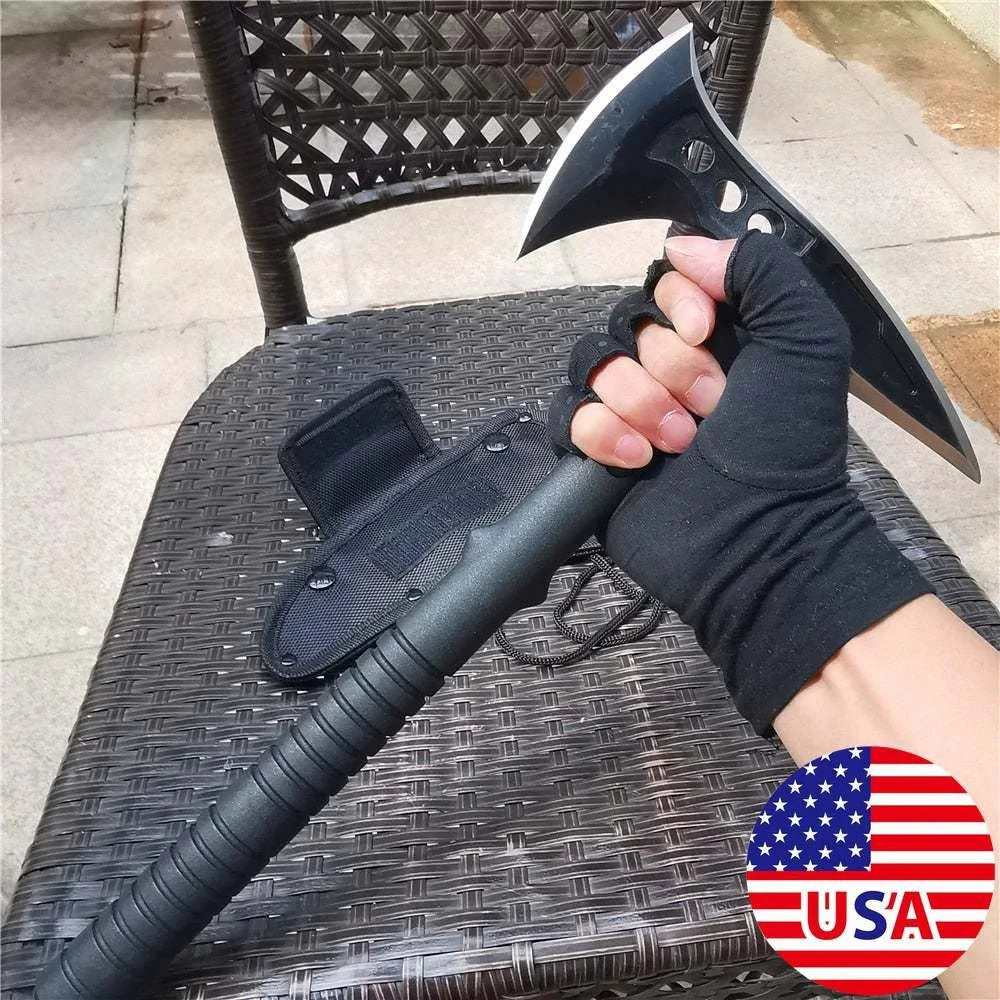 15.74" Survival Tomahawk Tactical Camping Hatchet