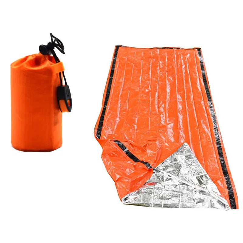 Thermal Sack First Aid Rescue Kit Mylar Blanket