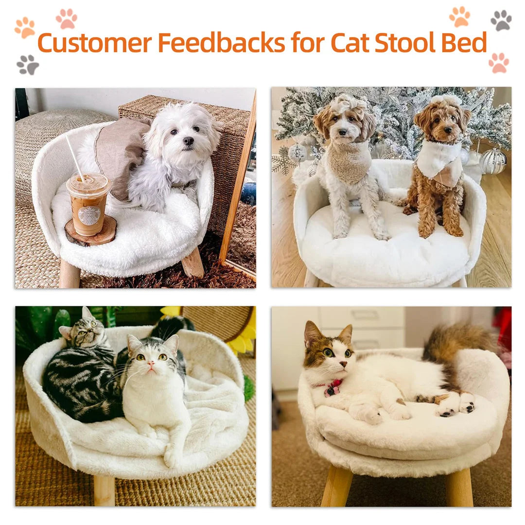 Soft Warm Plush Fabric Pet Nesting Chair