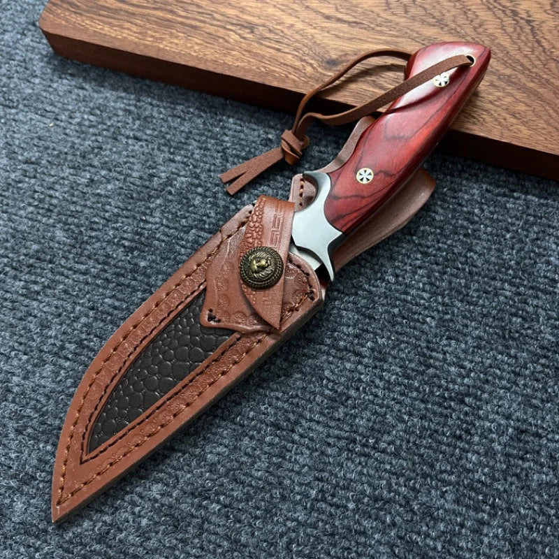 Stainless Steel Titanium Oxide Outdoor Survival Knife