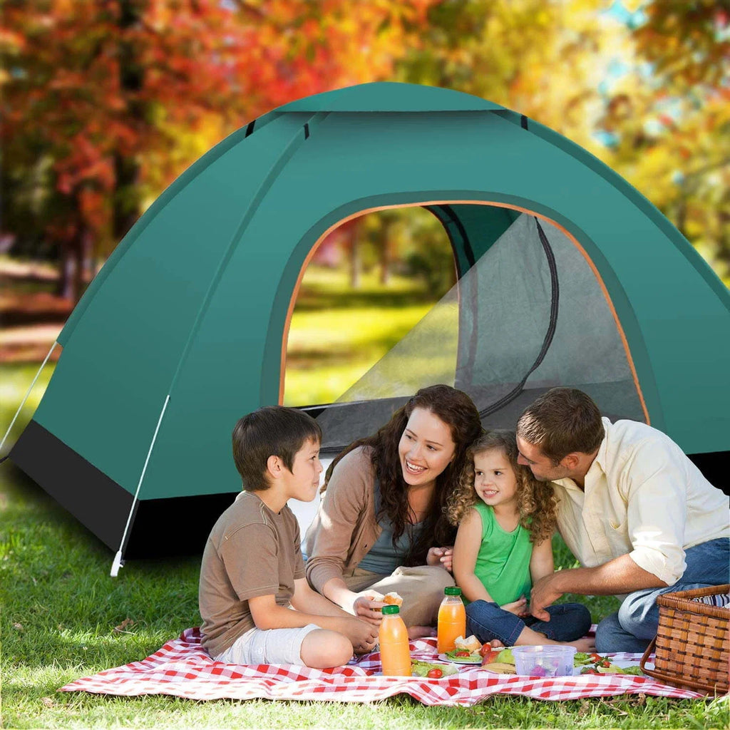 Automatic Pop Up Outdoor Camping Hiking Waterproof Sun Proof Tent