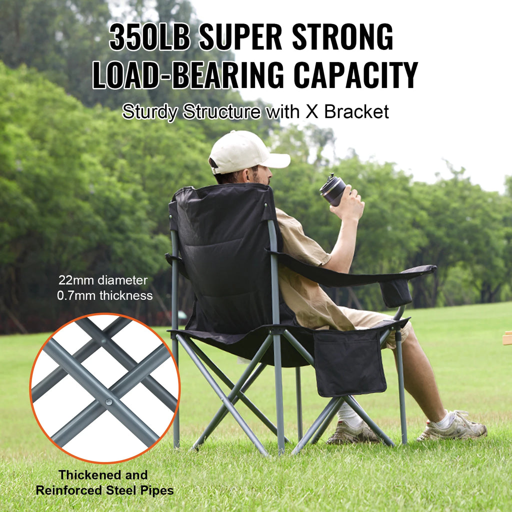 Outdoor Camping Chair 350lbs High Load