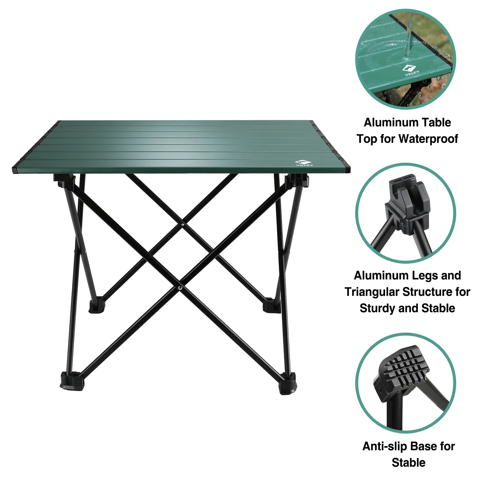 Camping Side Table, Outdoor Cooking, Picnic, Camp