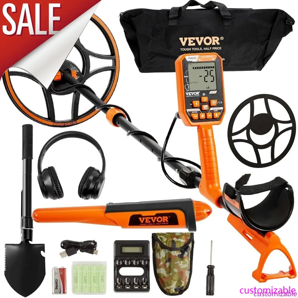 Metal Detector with 12 Coils, Waterproof