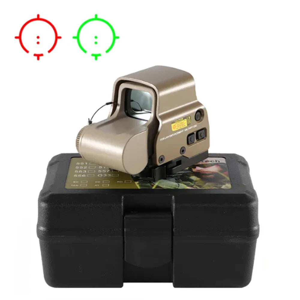 Holographic Sight Red Green Dot Reflex  Quick Release Mount