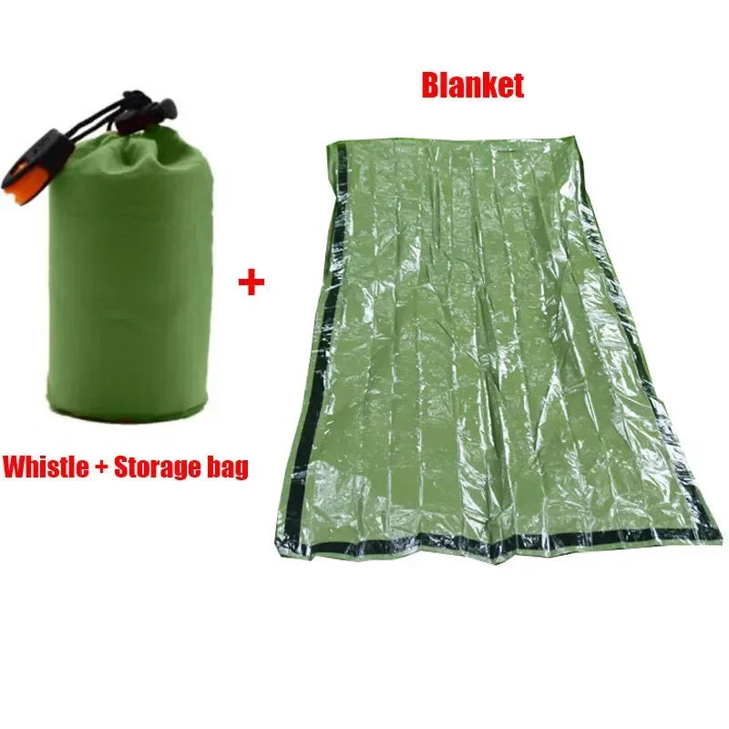 Thermal Sack First Aid Rescue Kit Mylar Blanket