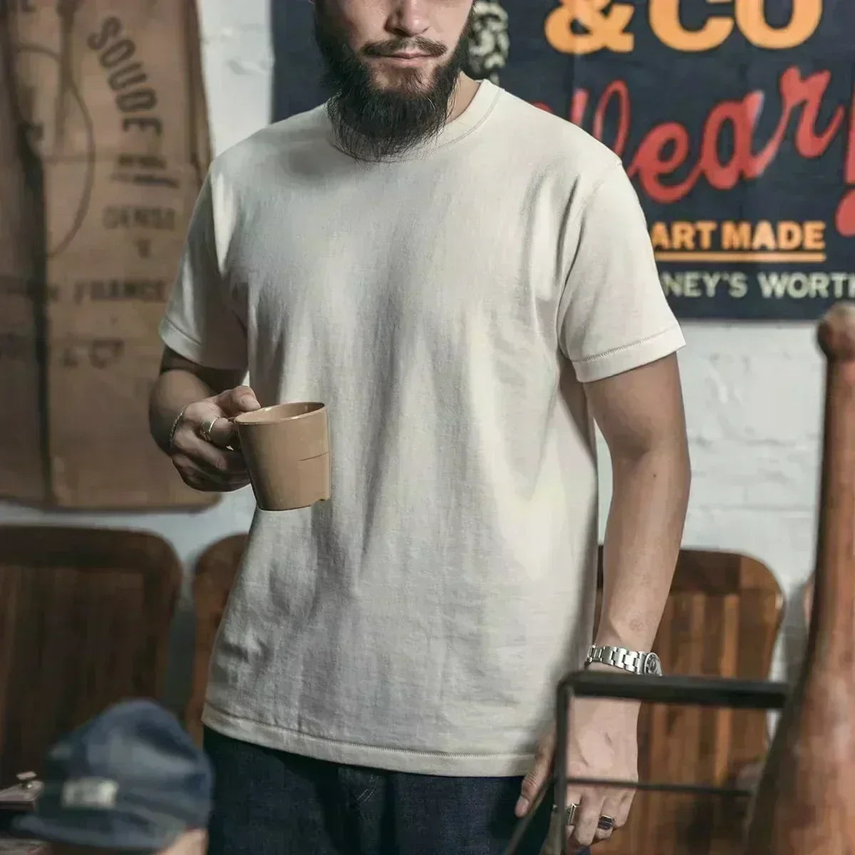 "If It Flies It Dies" Slogan & Deer Graphic - Black Camo Print Short Sleeve Tee