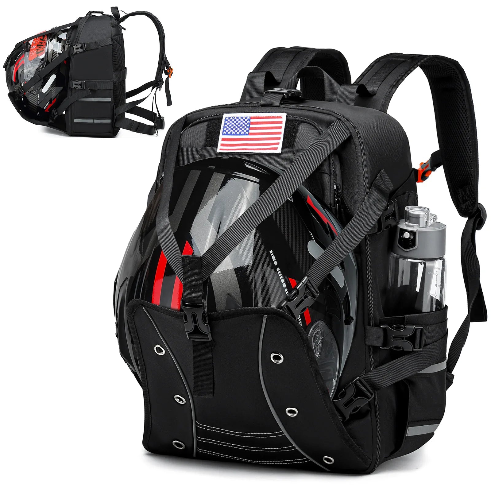 Motorcycle Helmet Backpack Large Capacity Waterproof